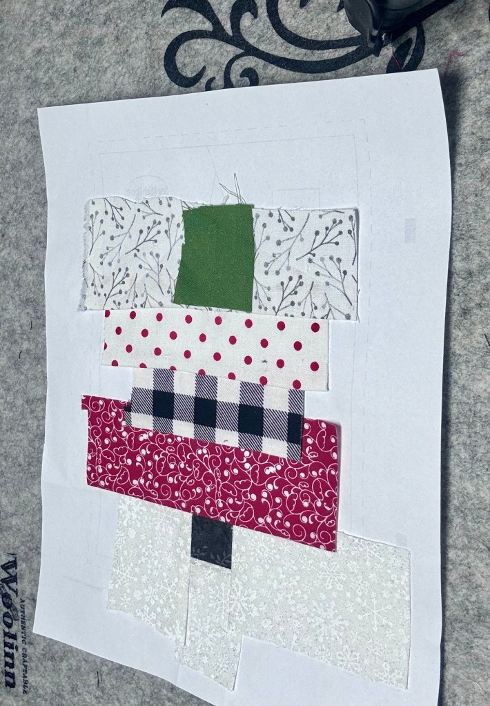 Midpoint of the pattern piecing project