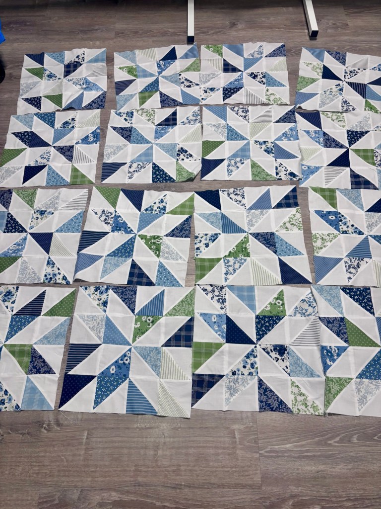 The quilt coming together
